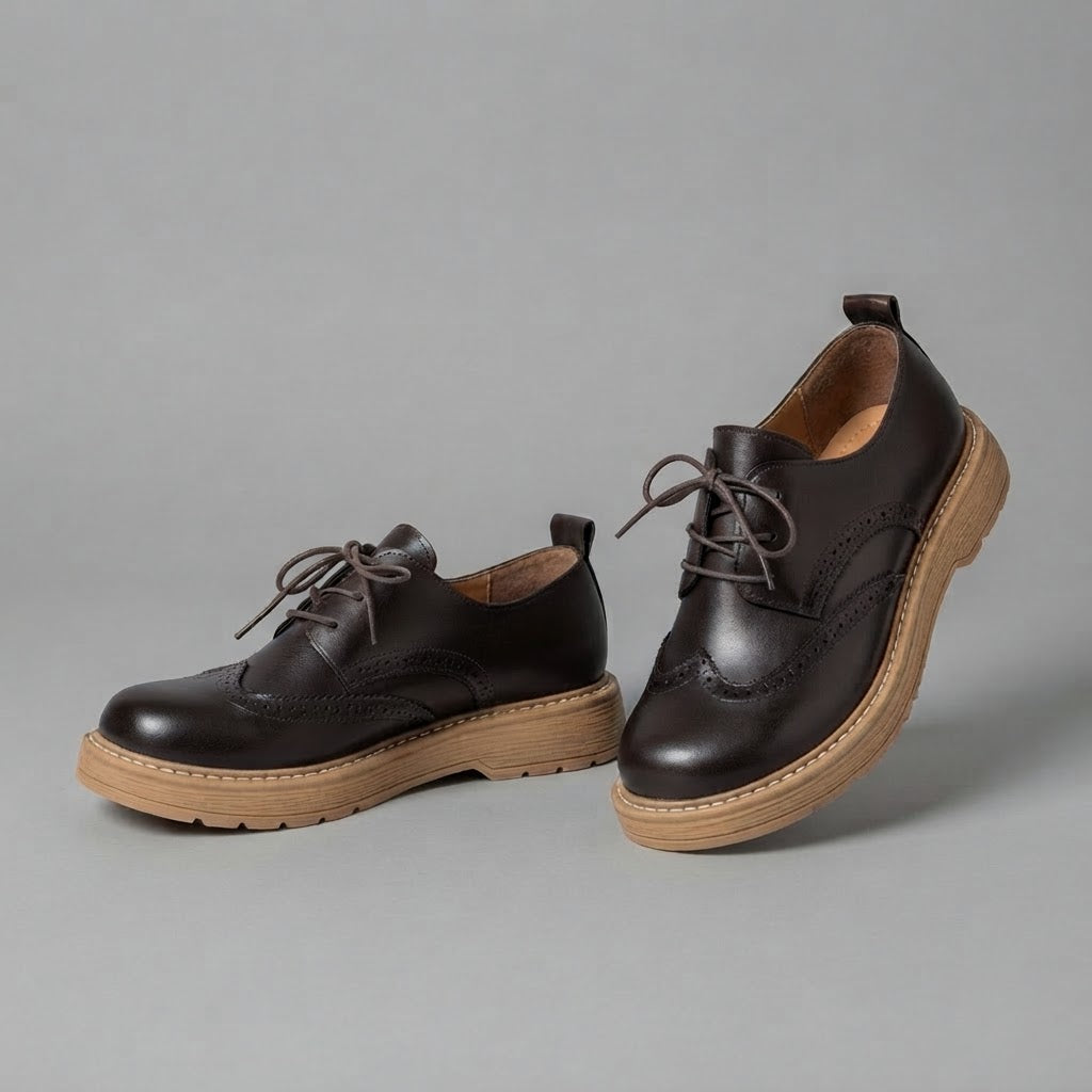 Dakota | Scarpe stringate da donna in stile rétro (modello Oxford)