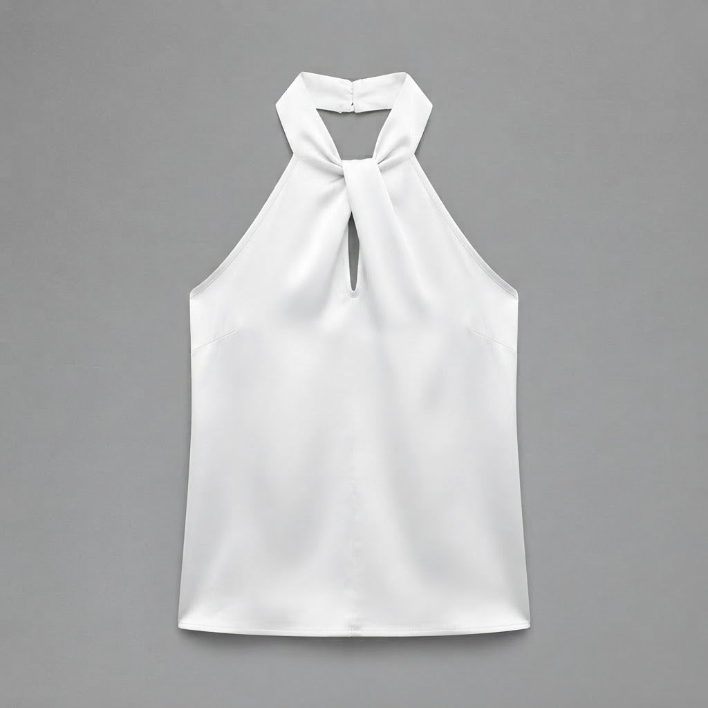 Blusa con scollo all'americana | Top da donna