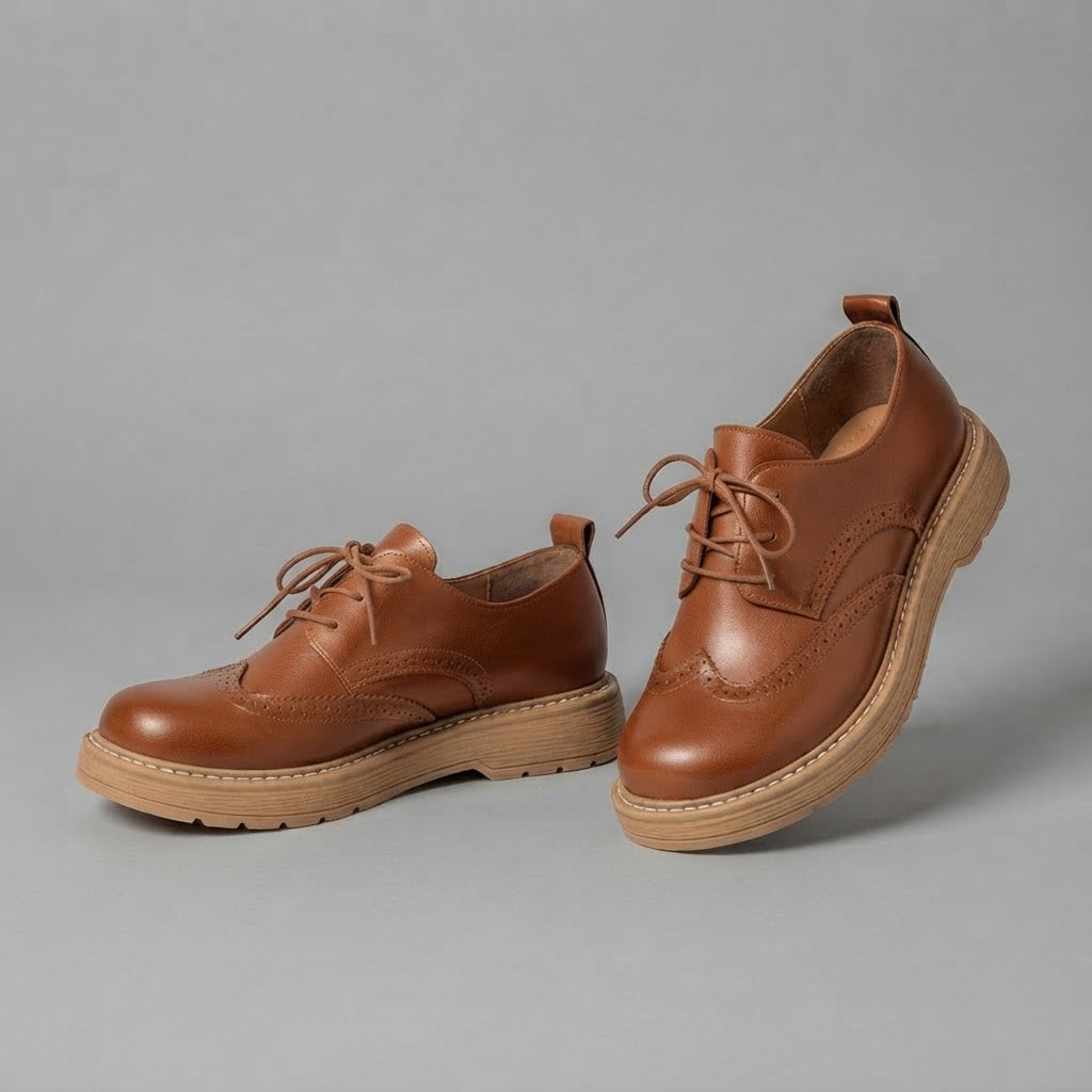 Dakota | Scarpe stringate da donna in stile rétro (modello Oxford)