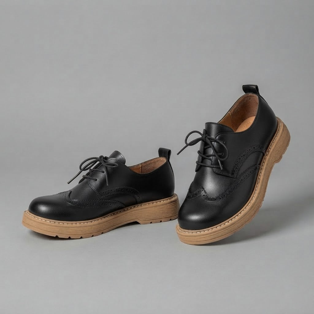 Dakota | Scarpe stringate da donna in stile rétro (modello Oxford)