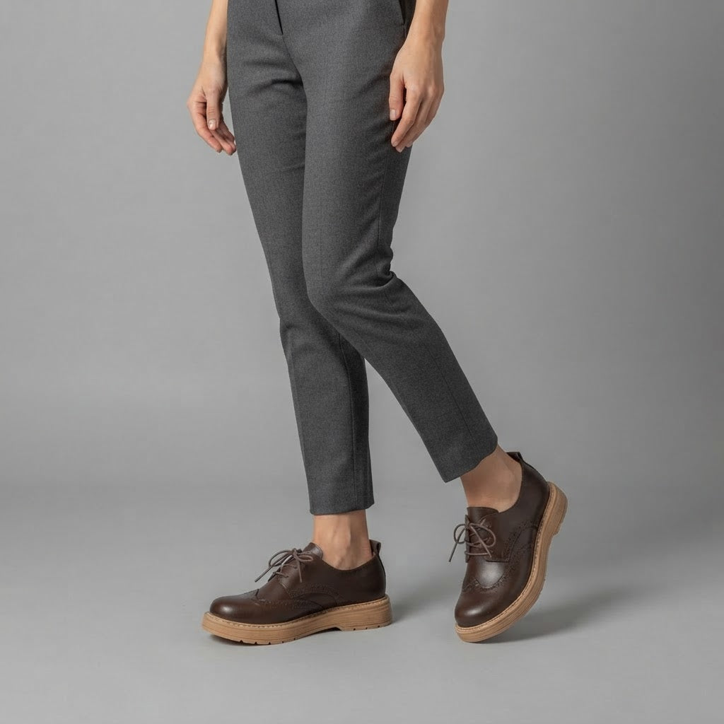 Dakota | Scarpe stringate da donna in stile rétro (modello Oxford)
