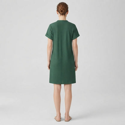 Abito elegante con scollo a V da donna