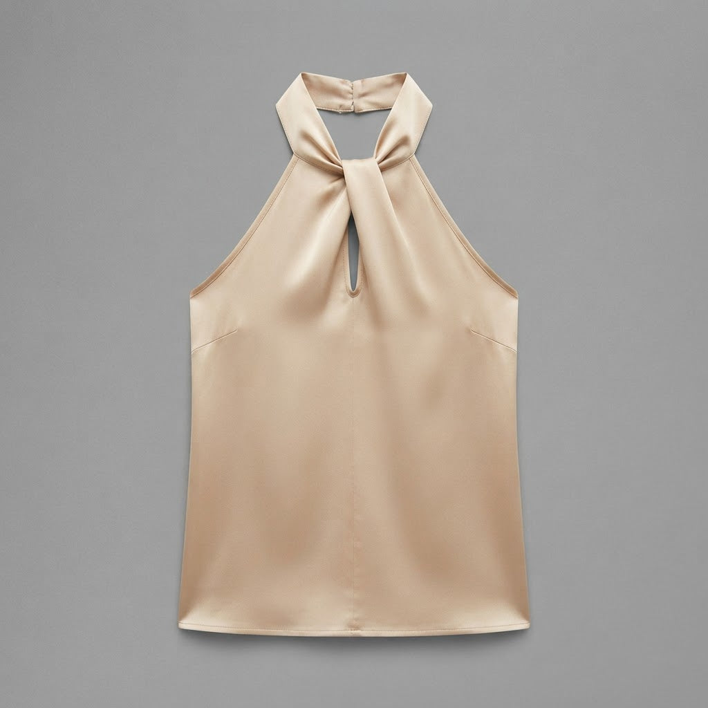 Blusa con scollo all'americana | Top da donna
