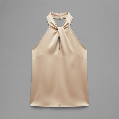Blusa con scollo all'americana | Top da donna