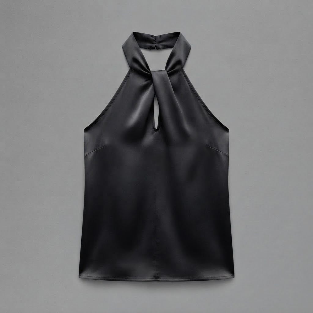 Blusa con scollo all'americana | Top da donna