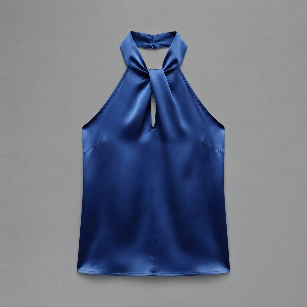 Blusa con scollo all'americana | Top da donna