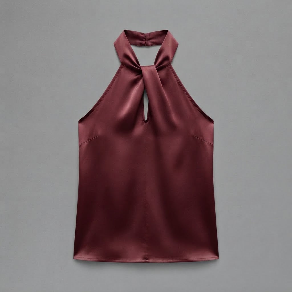 Blusa con scollo all'americana | Top da donna