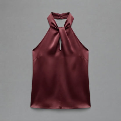 Blusa con scollo all'americana | Top da donna