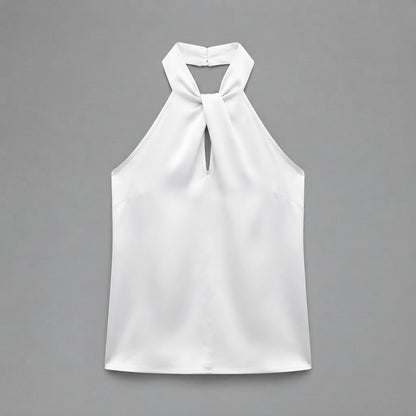 Blusa con scollo all'americana | Top da donna