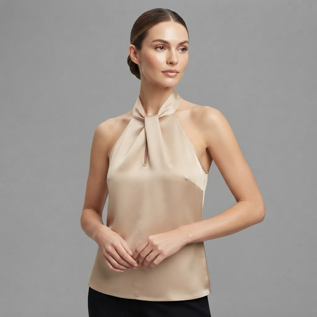 Blusa con scollo all'americana | Top da donna