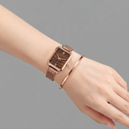 Selena | Cinturino per orologio da donna, di forma quadrata