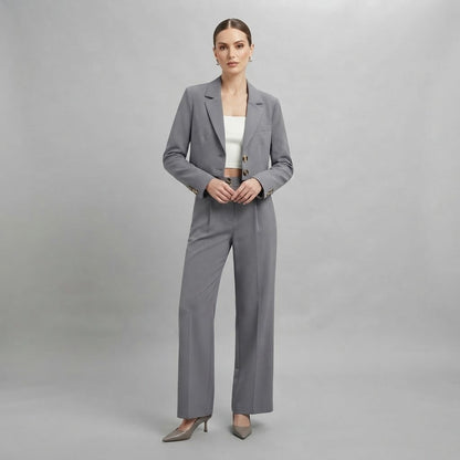 Blazer e pantaloni a gamba larga da donna | Completi pantalone da donna